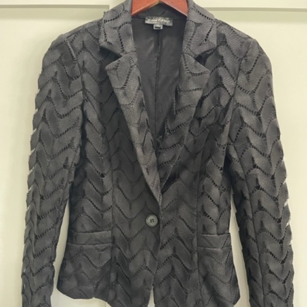 Black, Lace, Rampage Blazer